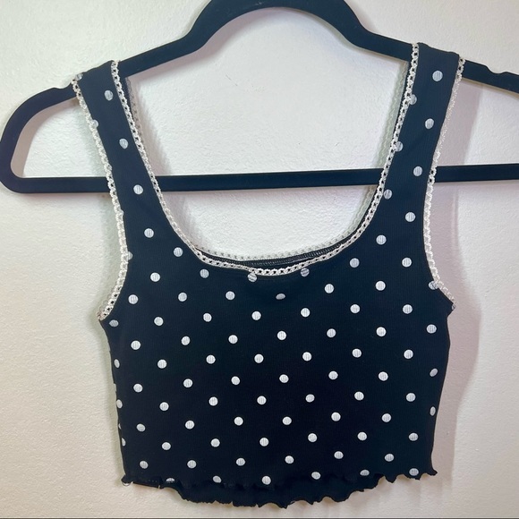 TOPSHOP⚫️DETAILED⚪️CROPPED TOP⚫️ - Picture 4 of 6